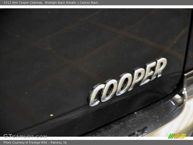 Midnight Black Metallic / Carbon Black 2012 Mini Cooper Clubman