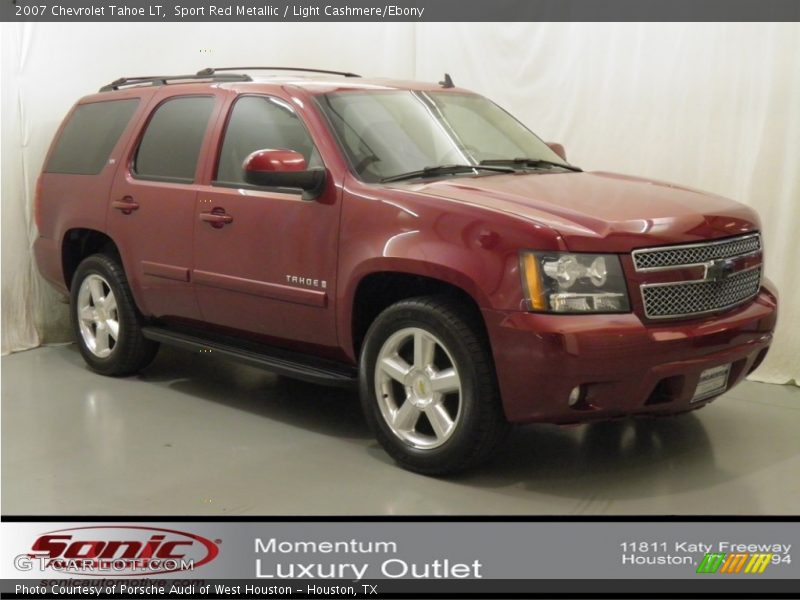 Sport Red Metallic / Light Cashmere/Ebony 2007 Chevrolet Tahoe LT
