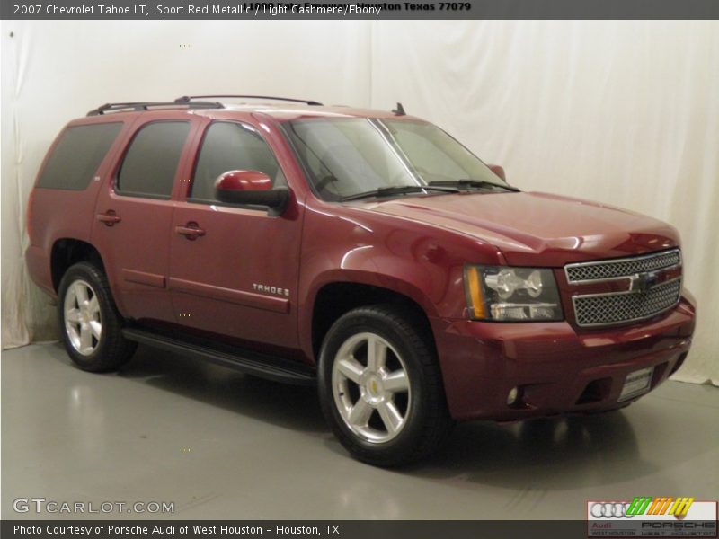 Sport Red Metallic / Light Cashmere/Ebony 2007 Chevrolet Tahoe LT