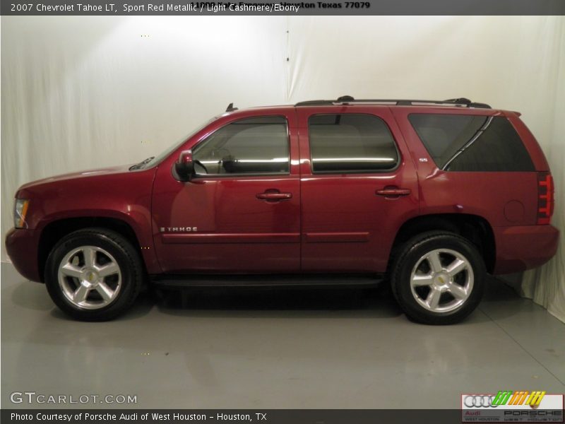 Sport Red Metallic / Light Cashmere/Ebony 2007 Chevrolet Tahoe LT