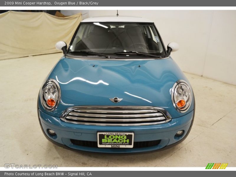 Oxygen Blue / Black/Grey 2009 Mini Cooper Hardtop