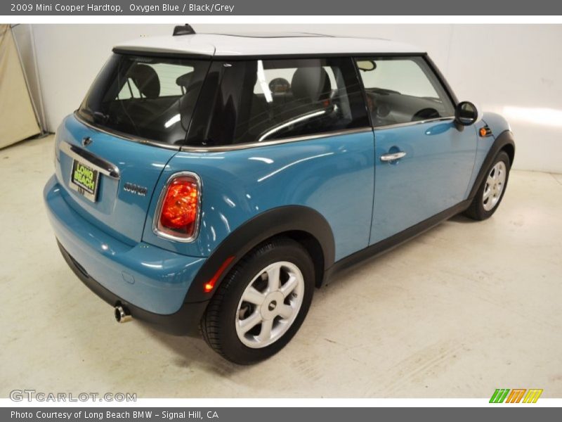 Oxygen Blue / Black/Grey 2009 Mini Cooper Hardtop