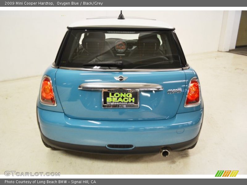 Oxygen Blue / Black/Grey 2009 Mini Cooper Hardtop