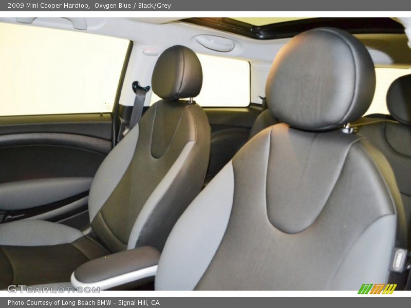 Oxygen Blue / Black/Grey 2009 Mini Cooper Hardtop