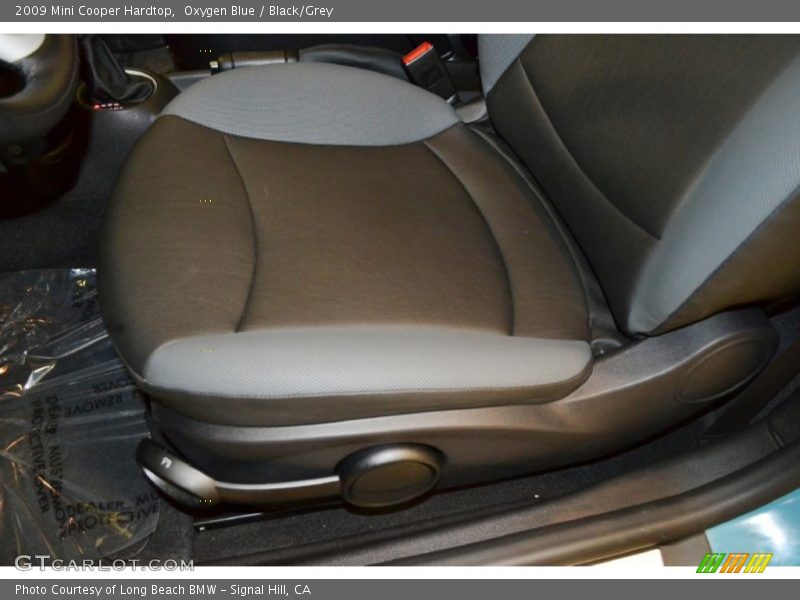 Oxygen Blue / Black/Grey 2009 Mini Cooper Hardtop