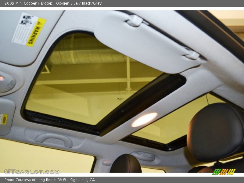Oxygen Blue / Black/Grey 2009 Mini Cooper Hardtop