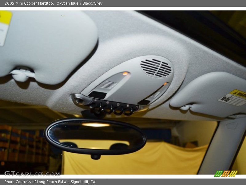 Oxygen Blue / Black/Grey 2009 Mini Cooper Hardtop