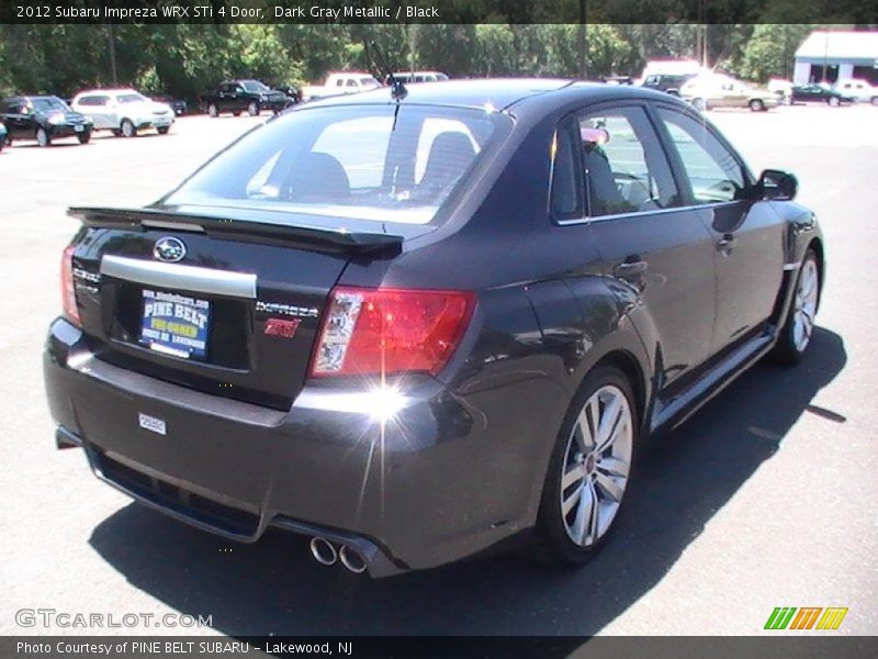 Dark Gray Metallic / Black 2012 Subaru Impreza WRX STi 4 Door
