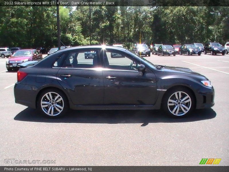 Dark Gray Metallic / Black 2012 Subaru Impreza WRX STi 4 Door