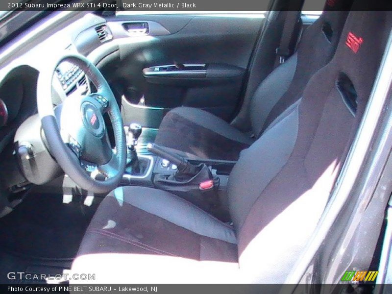 Dark Gray Metallic / Black 2012 Subaru Impreza WRX STi 4 Door