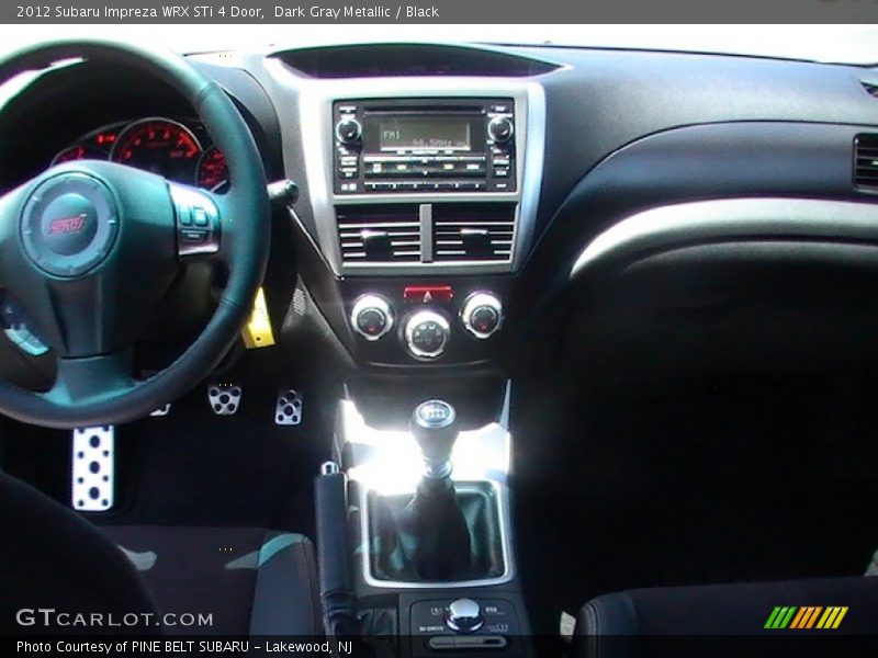 Dark Gray Metallic / Black 2012 Subaru Impreza WRX STi 4 Door