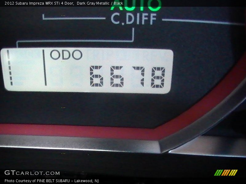 Dark Gray Metallic / Black 2012 Subaru Impreza WRX STi 4 Door