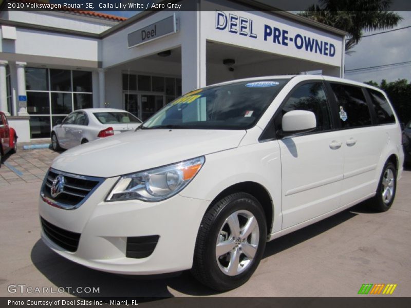 Calla Lilly White / Aero Gray 2010 Volkswagen Routan SE