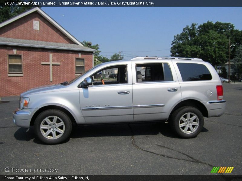 Bright Silver Metallic / Dark Slate Gray/Light Slate Gray 2007 Chrysler Aspen Limited
