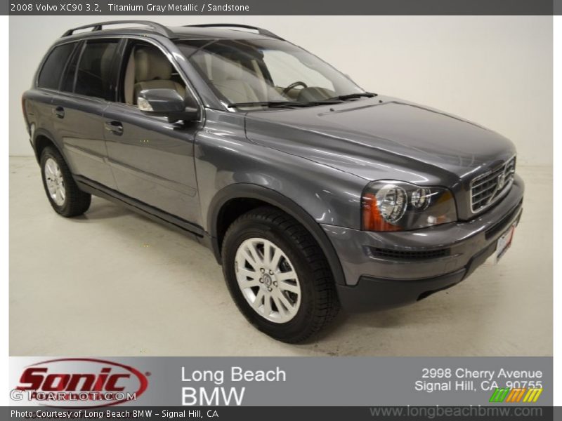 Titanium Gray Metallic / Sandstone 2008 Volvo XC90 3.2