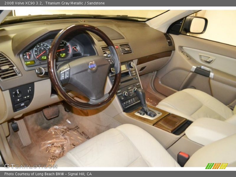 Titanium Gray Metallic / Sandstone 2008 Volvo XC90 3.2