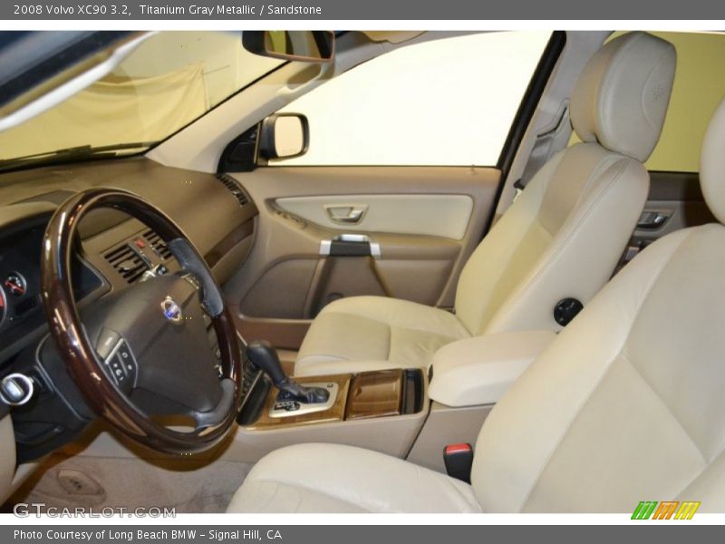 Titanium Gray Metallic / Sandstone 2008 Volvo XC90 3.2
