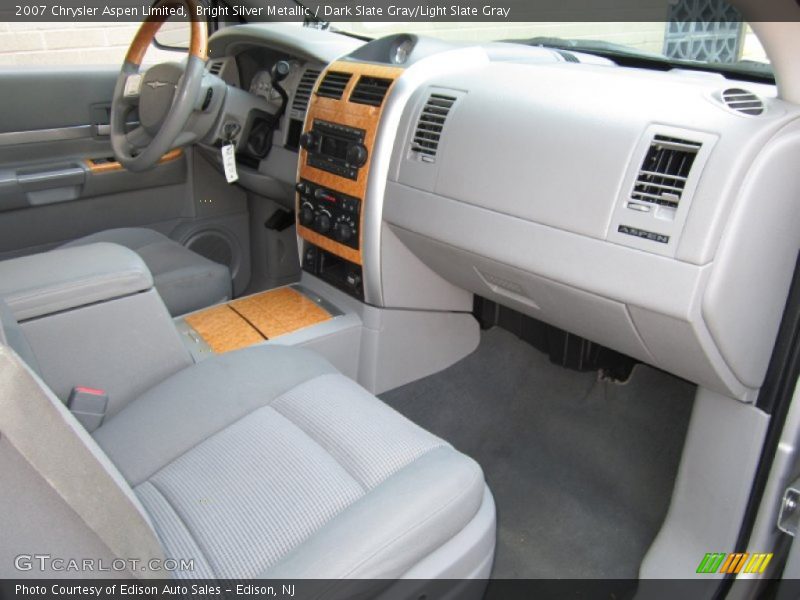 Bright Silver Metallic / Dark Slate Gray/Light Slate Gray 2007 Chrysler Aspen Limited
