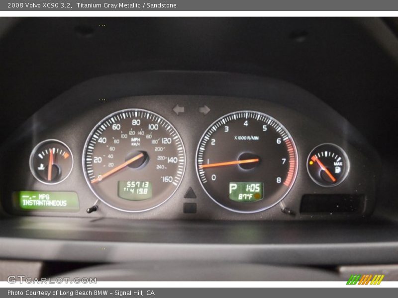 Titanium Gray Metallic / Sandstone 2008 Volvo XC90 3.2