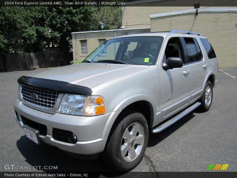 Silver Birch Metallic / Midnight Grey 2004 Ford Explorer Limited AWD