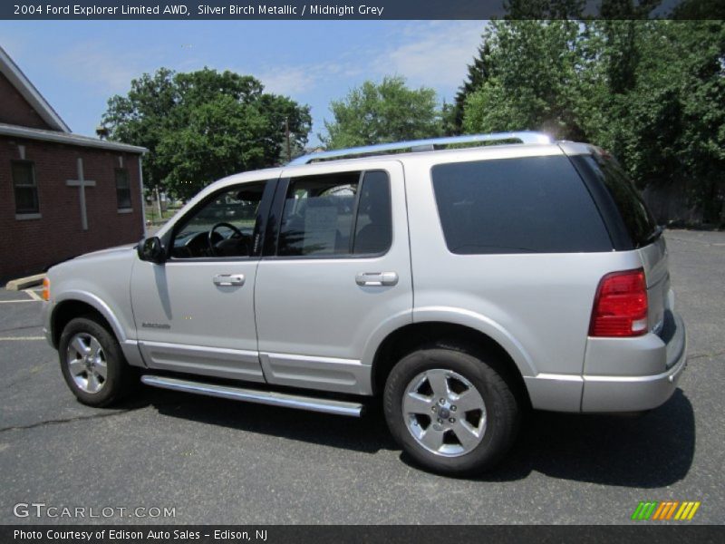 Silver Birch Metallic / Midnight Grey 2004 Ford Explorer Limited AWD