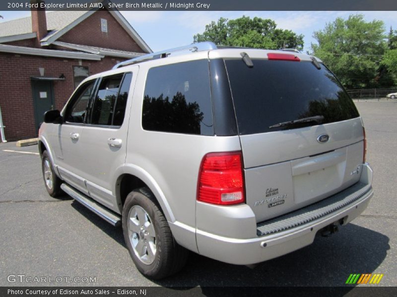 Silver Birch Metallic / Midnight Grey 2004 Ford Explorer Limited AWD