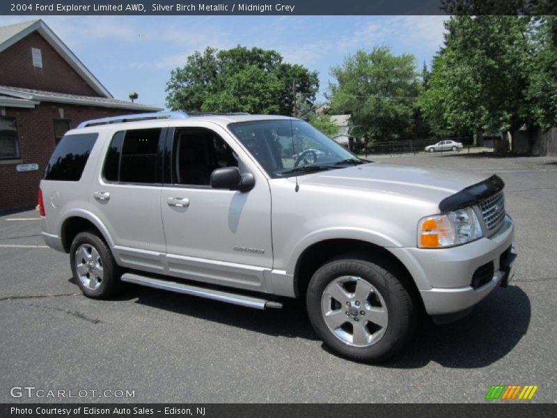 Silver Birch Metallic / Midnight Grey 2004 Ford Explorer Limited AWD