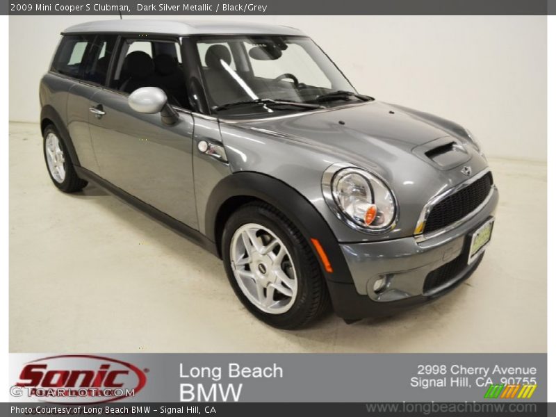 Dark Silver Metallic / Black/Grey 2009 Mini Cooper S Clubman