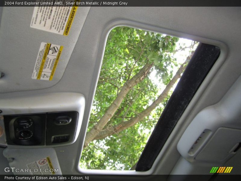 Silver Birch Metallic / Midnight Grey 2004 Ford Explorer Limited AWD