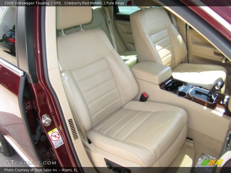 Cranberry Red Metallic / Pure Beige 2008 Volkswagen Touareg 2 VR6