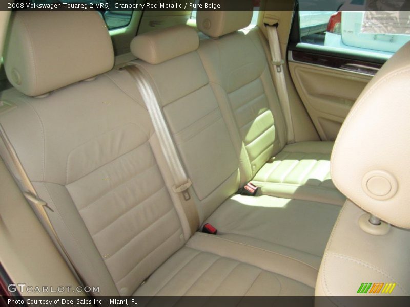 Cranberry Red Metallic / Pure Beige 2008 Volkswagen Touareg 2 VR6