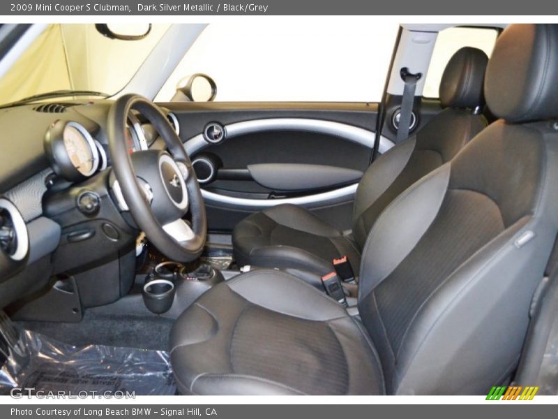 Dark Silver Metallic / Black/Grey 2009 Mini Cooper S Clubman