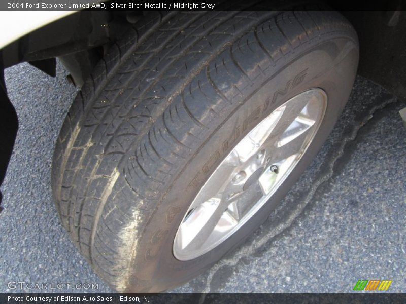 Silver Birch Metallic / Midnight Grey 2004 Ford Explorer Limited AWD