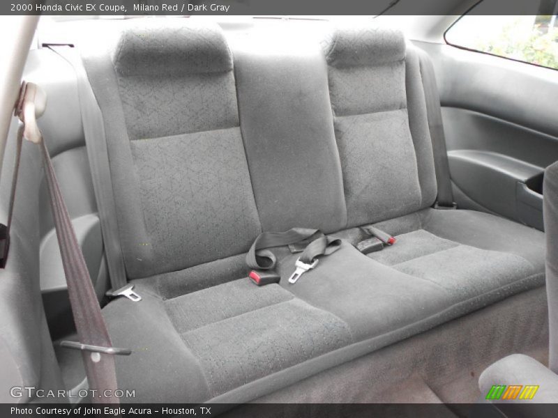 Milano Red / Dark Gray 2000 Honda Civic EX Coupe