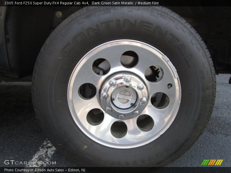 Dark Green Satin Metallic / Medium Flint 2005 Ford F250 Super Duty FX4 Regular Cab 4x4