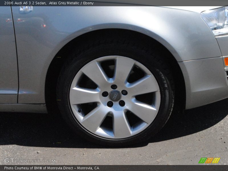 Atlas Grey Metallic / Ebony 2006 Audi A6 3.2 Sedan