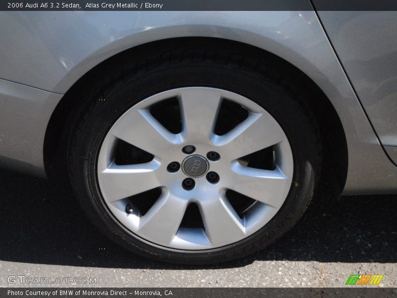 Atlas Grey Metallic / Ebony 2006 Audi A6 3.2 Sedan