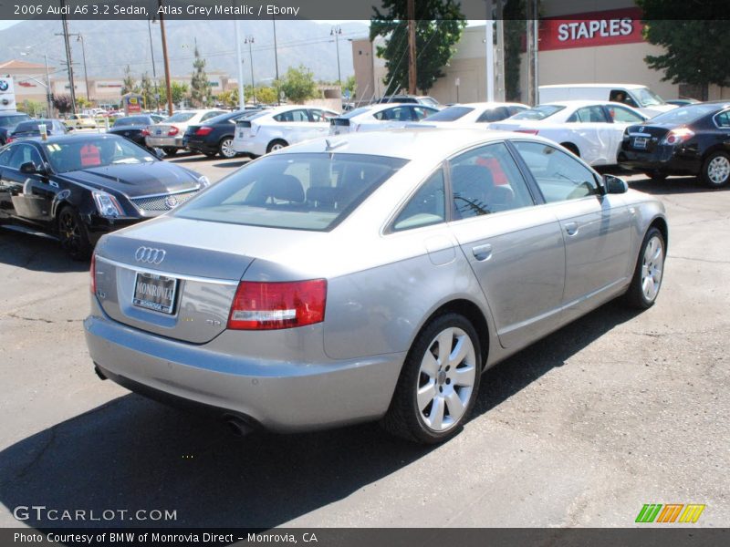 Atlas Grey Metallic / Ebony 2006 Audi A6 3.2 Sedan