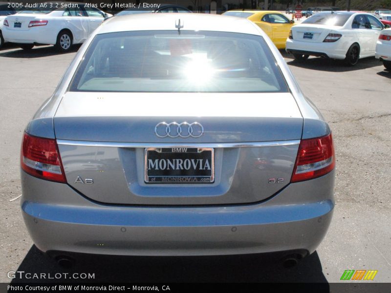 Atlas Grey Metallic / Ebony 2006 Audi A6 3.2 Sedan