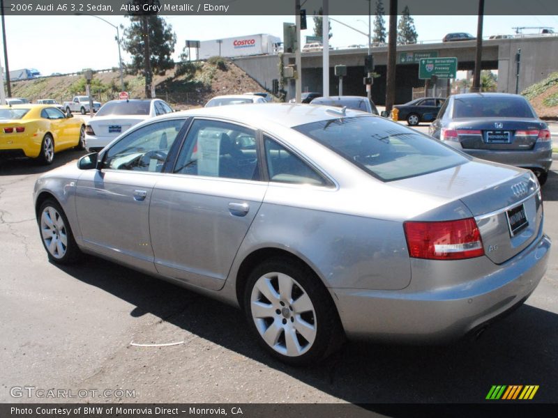 Atlas Grey Metallic / Ebony 2006 Audi A6 3.2 Sedan