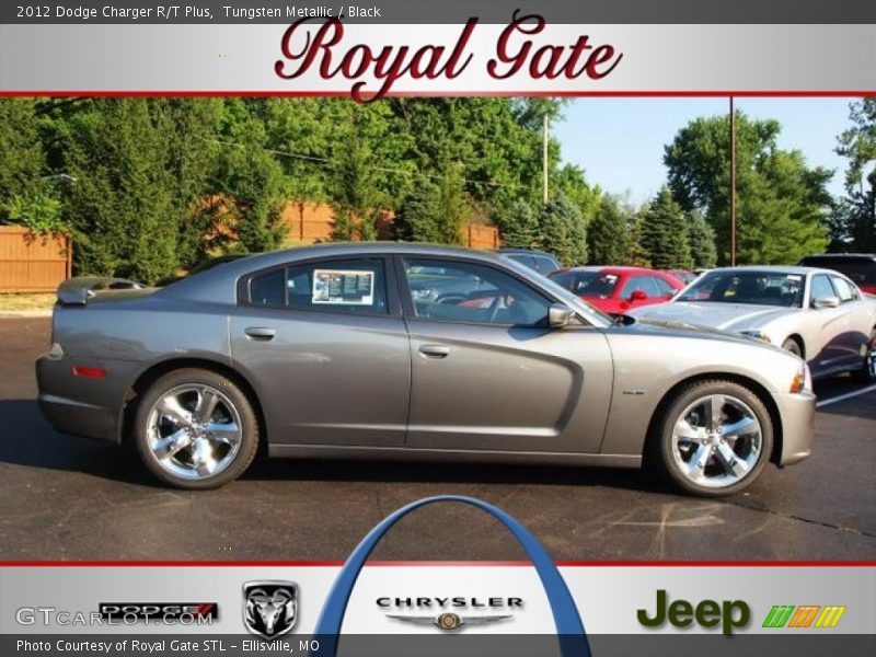Tungsten Metallic / Black 2012 Dodge Charger R/T Plus