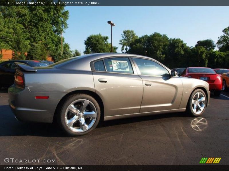 Tungsten Metallic / Black 2012 Dodge Charger R/T Plus