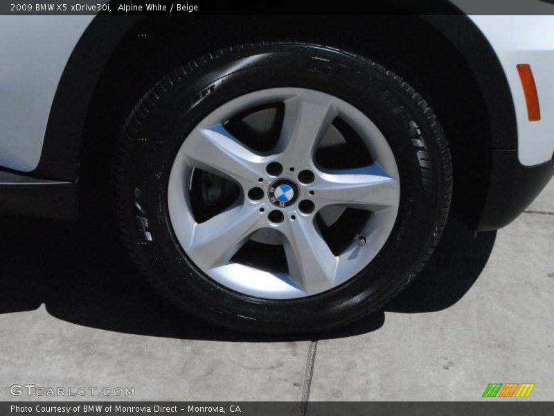 Alpine White / Beige 2009 BMW X5 xDrive30i