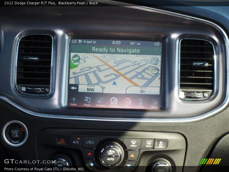 Blackberry Pearl / Black 2012 Dodge Charger R/T Plus