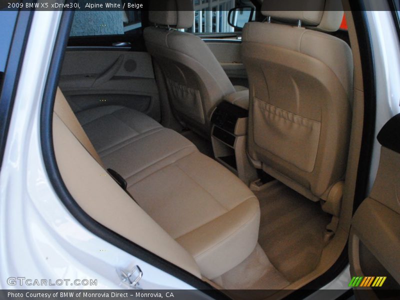 Alpine White / Beige 2009 BMW X5 xDrive30i