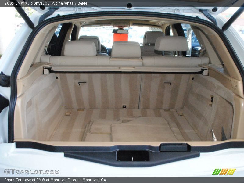 Alpine White / Beige 2009 BMW X5 xDrive30i