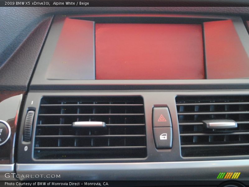Alpine White / Beige 2009 BMW X5 xDrive30i