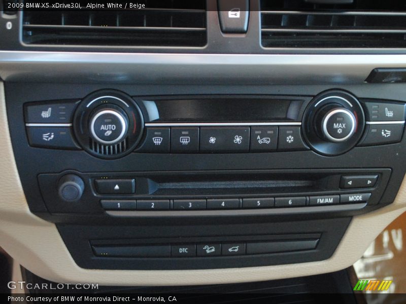 Alpine White / Beige 2009 BMW X5 xDrive30i