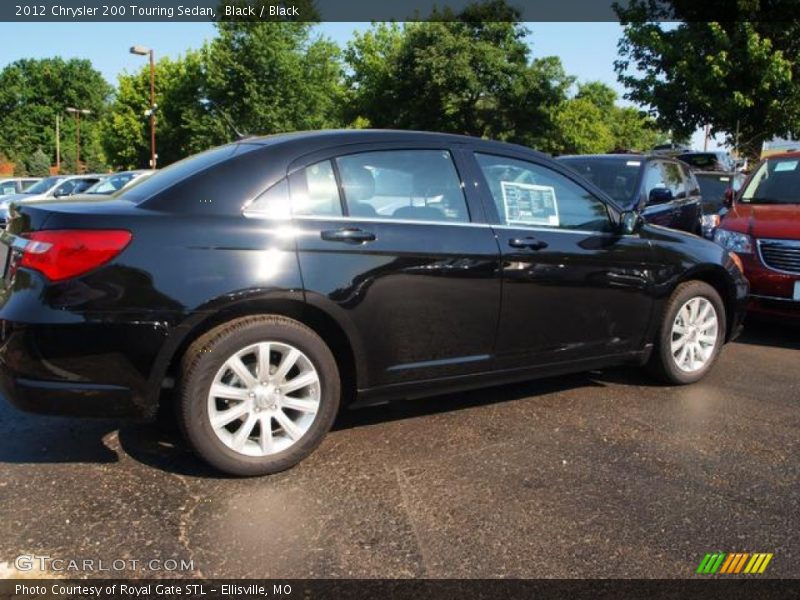 Black / Black 2012 Chrysler 200 Touring Sedan