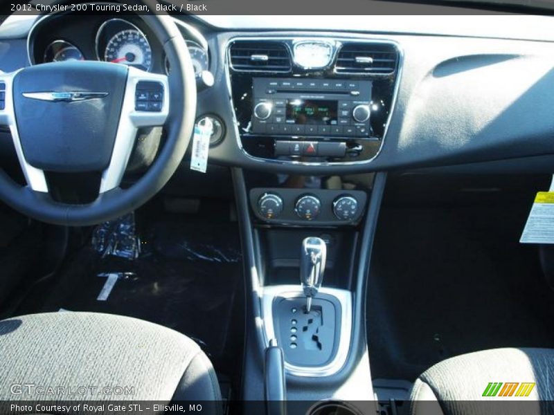 Black / Black 2012 Chrysler 200 Touring Sedan